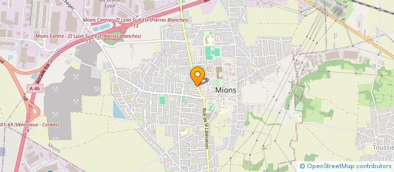 localisation de l'entreprise AF-SOM LES ATELIERS FRANCAIS DU SOMMEIL à MIONS