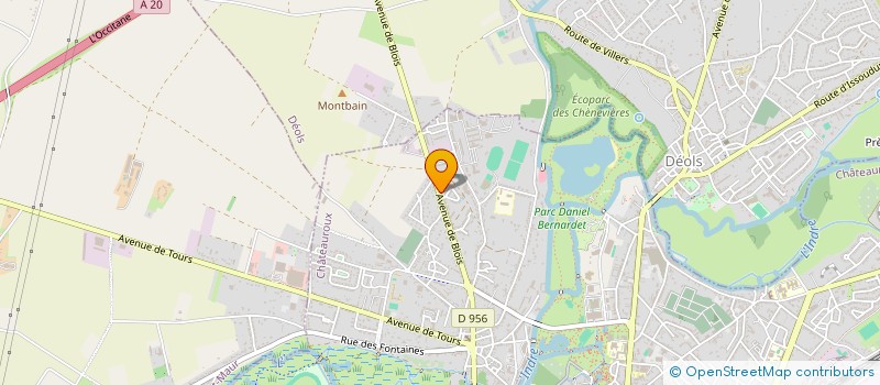 localisation de l'entreprise AF TELECOM à CHATEAUROUX