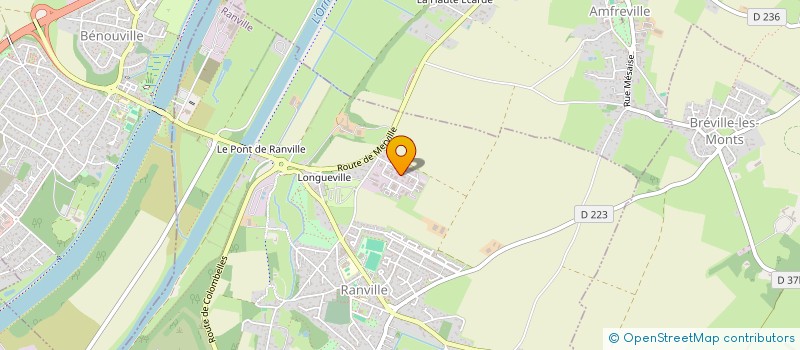 localisation de l'entreprise AF TELECOMS à RANVILLE