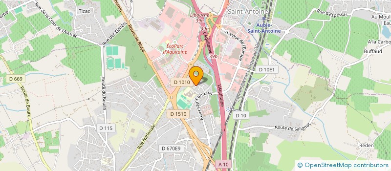 localisation de l'entreprise AF TELEPHONIE DIFFUSION à SAINT-ANDRE-DE-CUBZAC