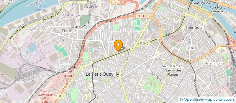 localisation de l'entreprise AF TRANSPORT  SAINT-ETIENNE-DU-ROUVRAY