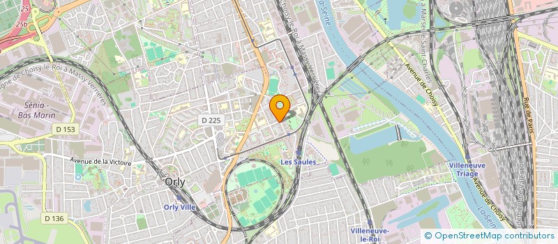 localisation de l'entreprise AF TRANSPORT  ORLY