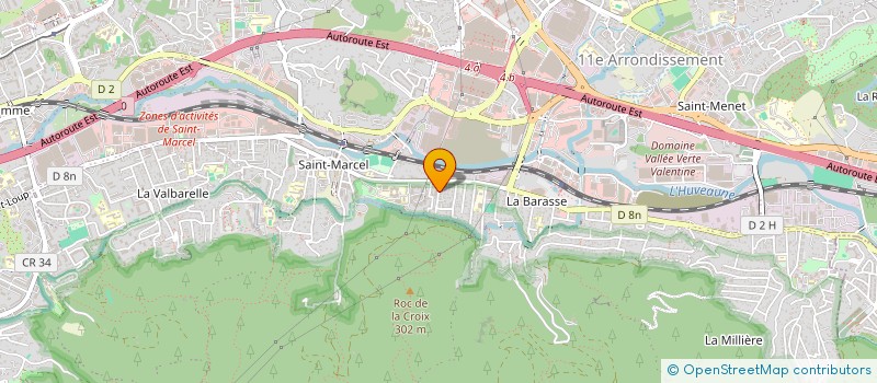 localisation de l'entreprise AF TRANSPORT  MARSEILLE