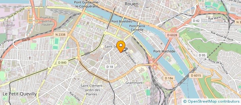 localisation de l'entreprise AF TRANSPORTS à ROUEN