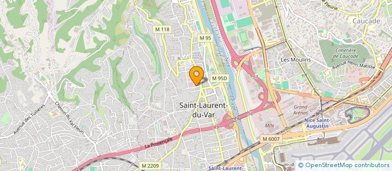 localisation de l'entreprise AF VTC PRESTIGE  SAINT-LAURENT-DU-VAR