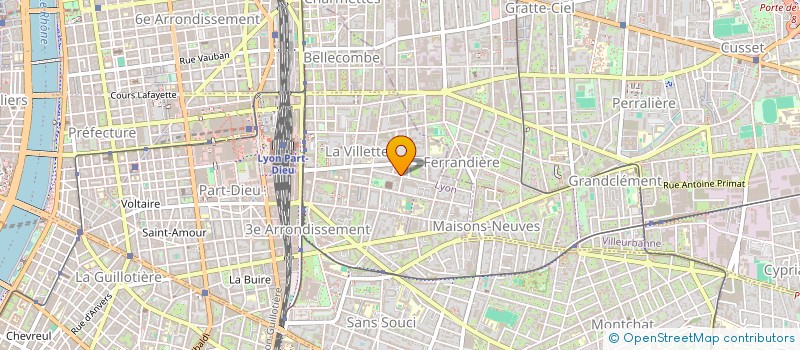 localisation de l'entreprise AF WEBTECH  LYON