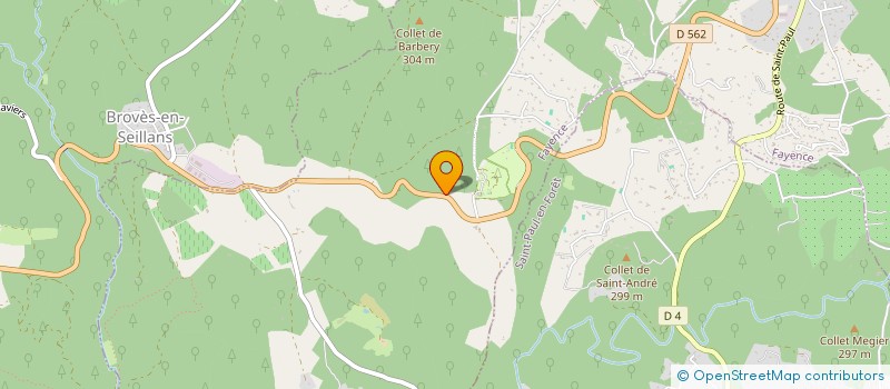 localisation de l'entreprise AF YAKAAR  FAYENCE