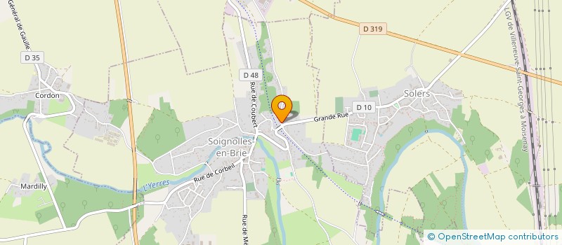 localisation de l'entreprise AF2C CONSULTING  SOIGNOLLES-EN-BRIE