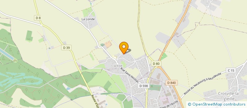localisation de l'entreprise AF2D TELESURVEILLANCE à VITOT