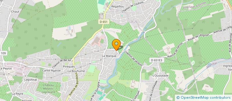 localisation de l'entreprise AF2GIMMO  LEOGNAN