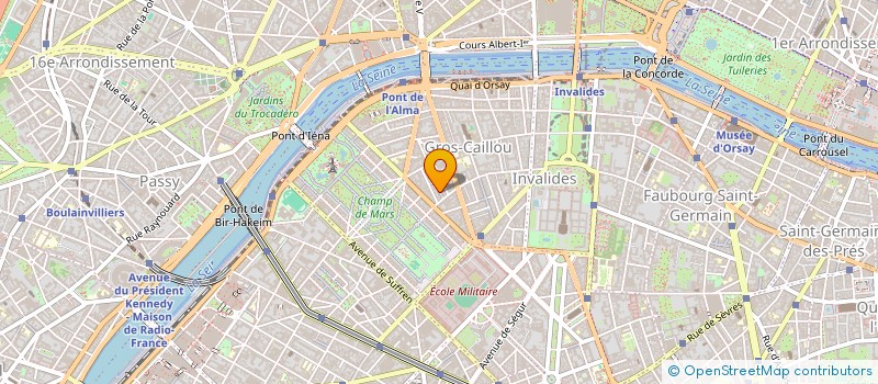 localisation de l'entreprise AF7  PARIS