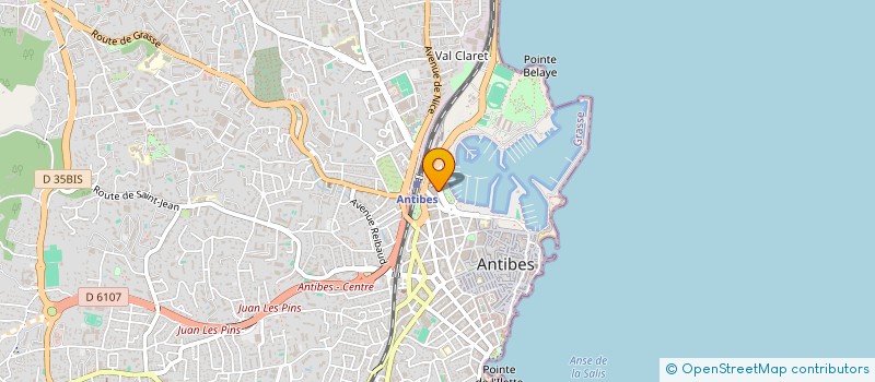 localisation de l'entreprise AFA ASSURANCES à ANTIBES