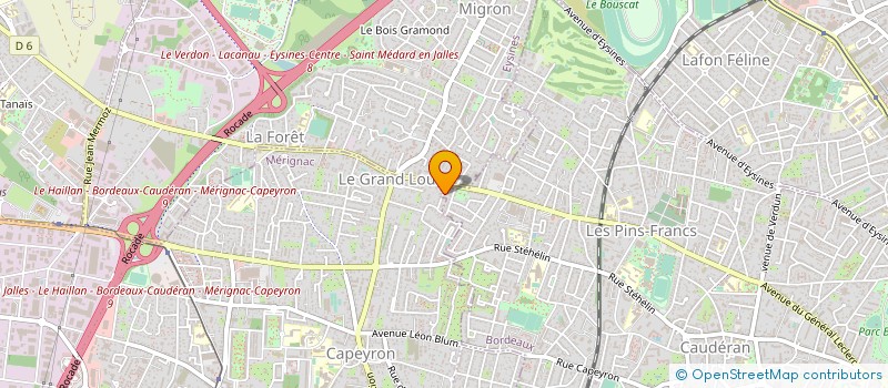 localisation de l'entreprise AFA COMPAGNIE GENERALE SARL à BORDEAUX