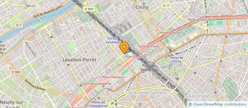 localisation de l'entreprise AFA CONTROLE à LEVALLOIS-PERRET
