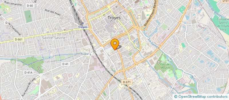 localisation de l'entreprise AFA ENGINEERING à TROYES