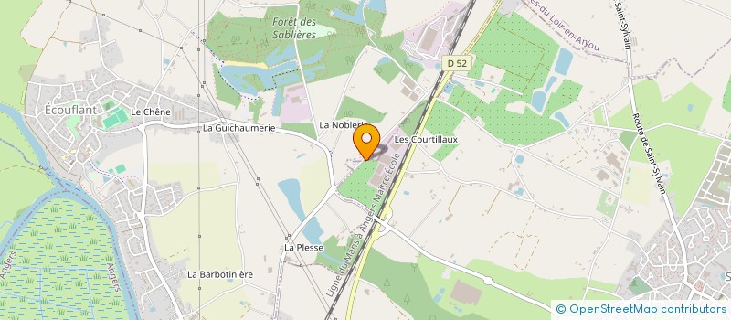 localisation de l'entreprise AFA FORMATION à ECOUFLANT