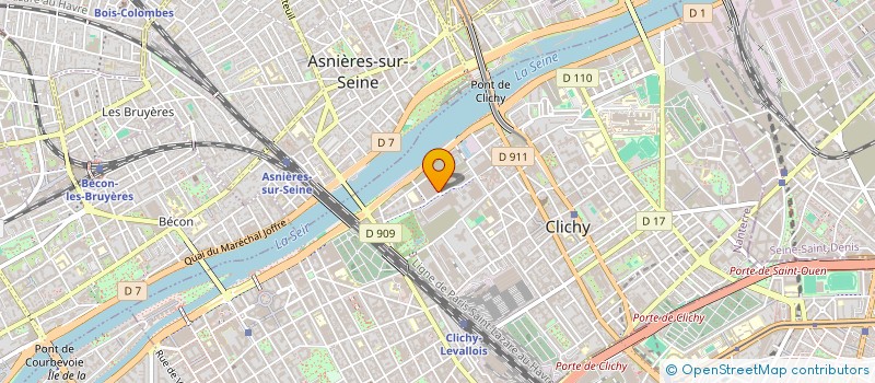 localisation de l'entreprise AFA HOLDING à CLICHY