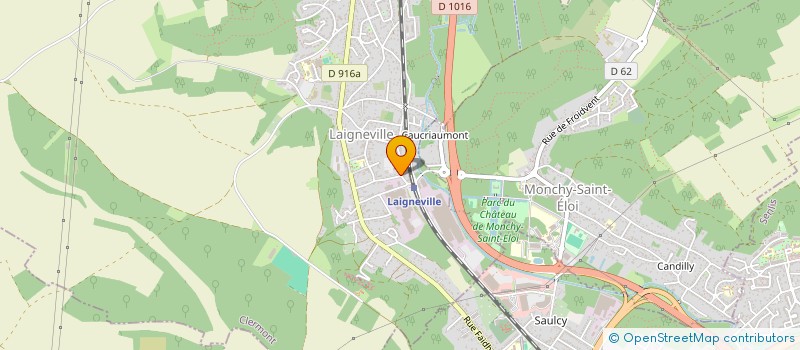 localisation de l'entreprise AFA IMMO  LAIGNEVILLE