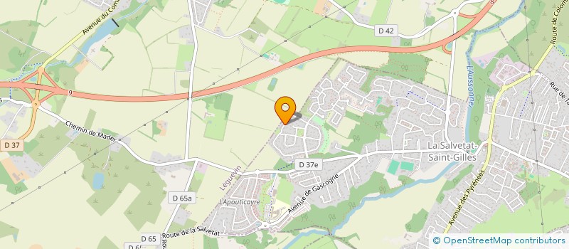 localisation de l'entreprise AFA IMMOBILIER  LA SALVETAT-SAINT-GILLES