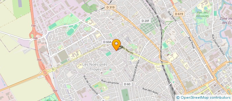 localisation de l'entreprise AFA INVEST à TROYES