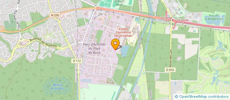 localisation de l'entreprise AFA MENUISERIES à LA TESTE-DE-BUCH