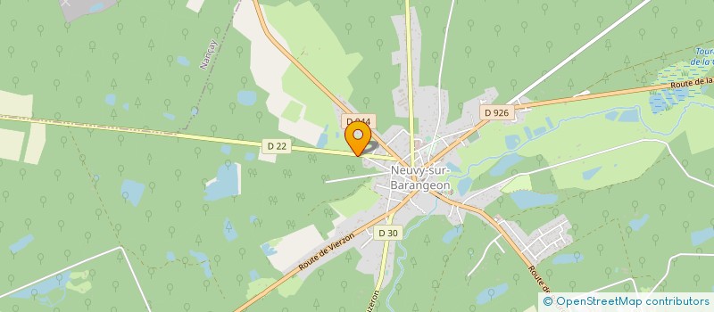 localisation de l'entreprise AFAB MANAGEMENT CONSEIL ET FORMATION  NEUVY-SUR-BARANGEON