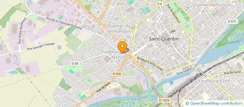 localisation de l'entreprise AFAD SERVICES à SAINT-QUENTIN