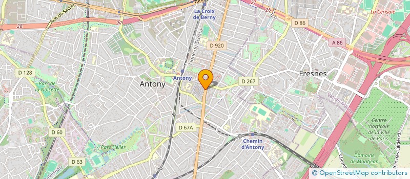 localisation de l'entreprise AFAE à ANTONY