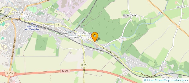 localisation de l'entreprise AFAFAFI DE SAINT POL SUR TERNOISE, SAINTT MICHEL SUR TERNOISE ET ROELLECOURT à ROELLECOURT