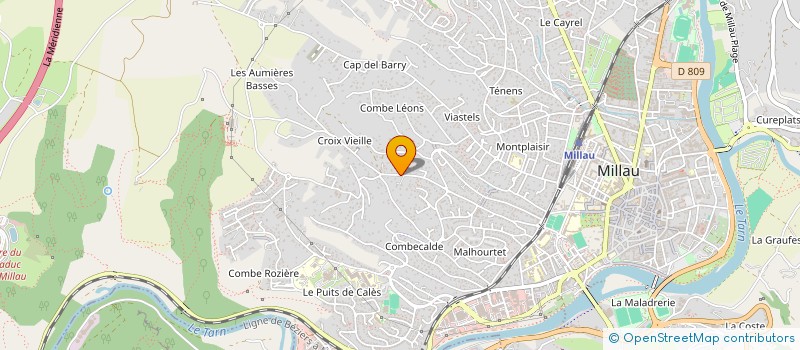 localisation de l'entreprise AFAG à MILLAU