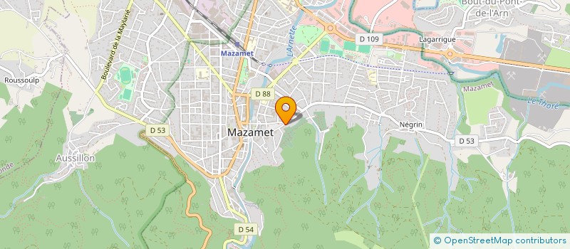localisation de l'entreprise AFAKIR FRERES à MAZAMET