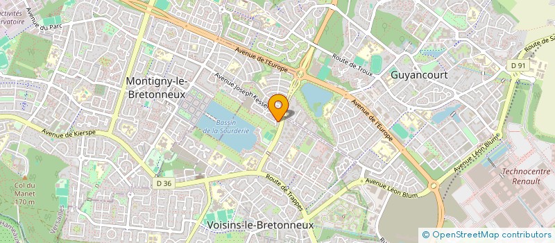 localisation de l'entreprise AFAM  VOISINS-LE-BRETONNEUX