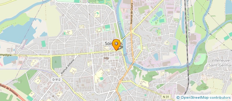 localisation de l'entreprise AFAM EVENTS.  SOISSONS