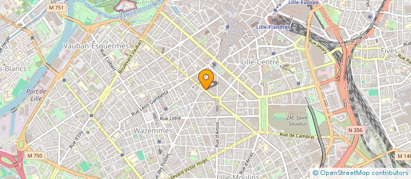 localisation de l'entreprise AFAMANAY à LILLE