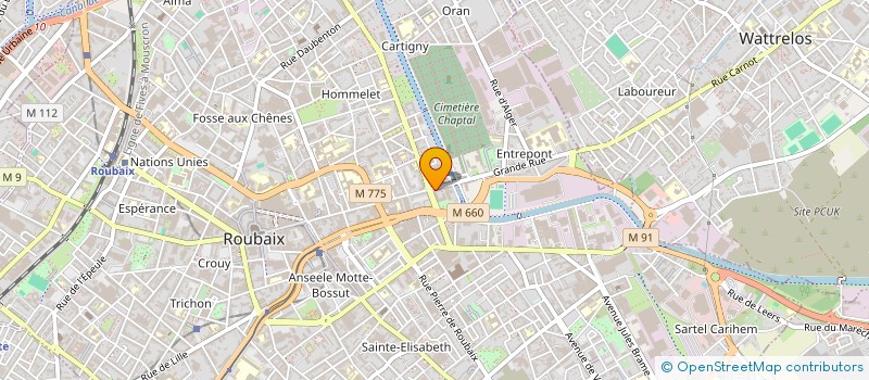 localisation de l'entreprise AFANTROUSS NAJIM  ROUBAIX