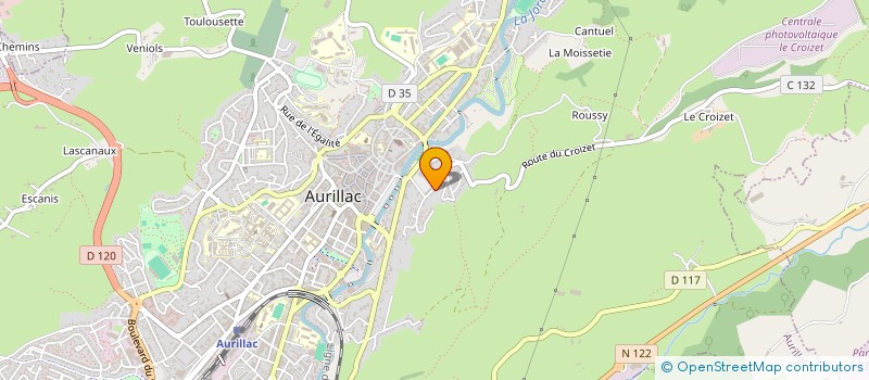 localisation de l'entreprise AFAPCA - CENTRE DE RESSOURCES ET D'INGENIERIE POUR L'INSERTION ET L'EMPLOI à AURILLAC