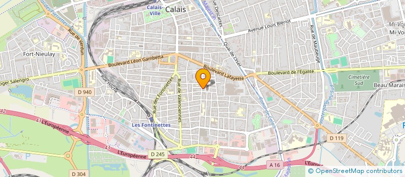 localisation de l'entreprise AFAPEI DU CALAISIS à CALAIS