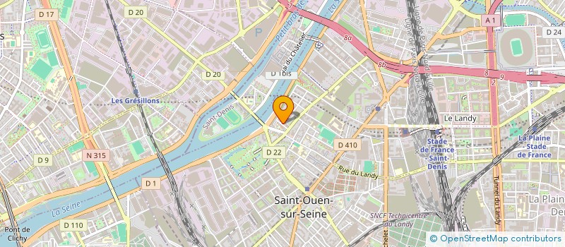 localisation de l'entreprise AFAPHONE.NET à SAINT-OUEN-SUR-SEINE