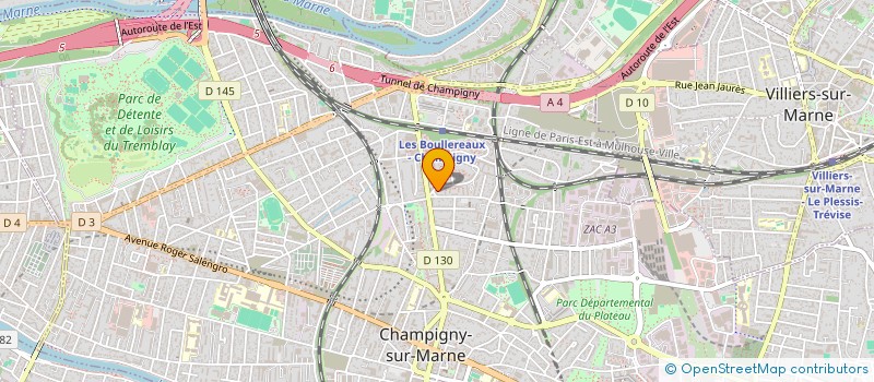 localisation de l'entreprise AFARNI ABDALLAH ET IBEN SALEM à CHAMPIGNY-SUR-MARNE