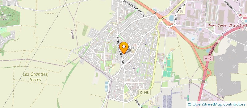 localisation de l'entreprise AFARY à CORBAS