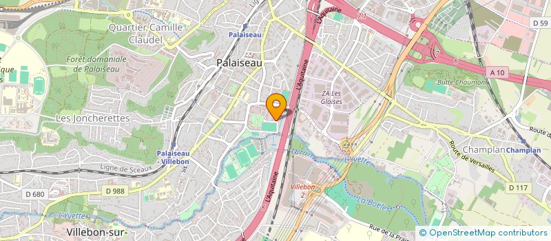 localisation de l'entreprise AFASO à PALAISEAU