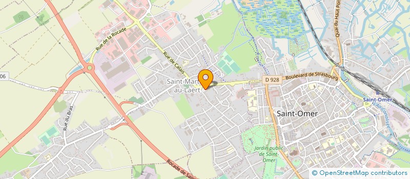 localisation de l'entreprise AFATEX à SAINT-MARTIN-LEZ-TATINGHEM