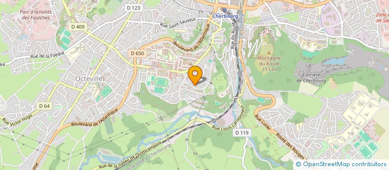 localisation de l'entreprise AFAVEL VOYAGES  CHERBOURG-EN-COTENTIN