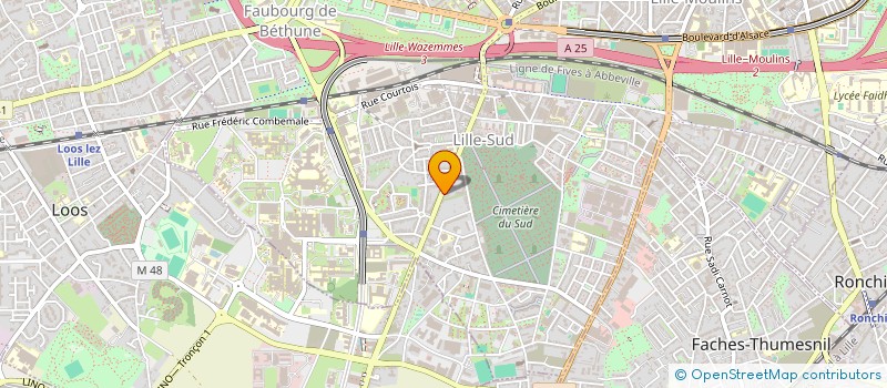 localisation de l'entreprise AFB à LILLE