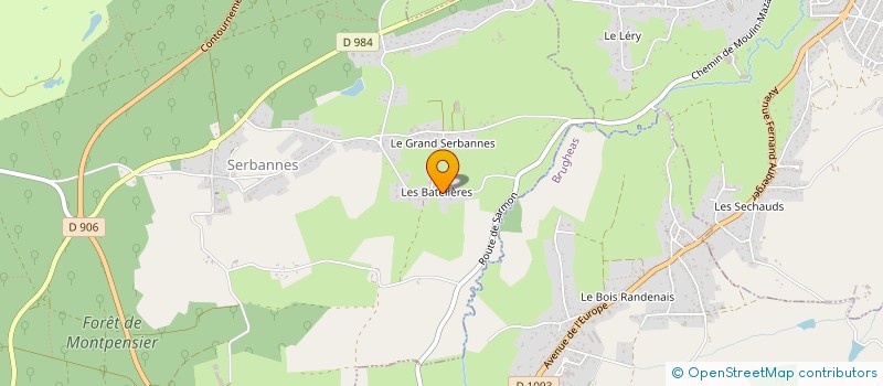 localisation de l'entreprise AFB AUDIT à SERBANNES