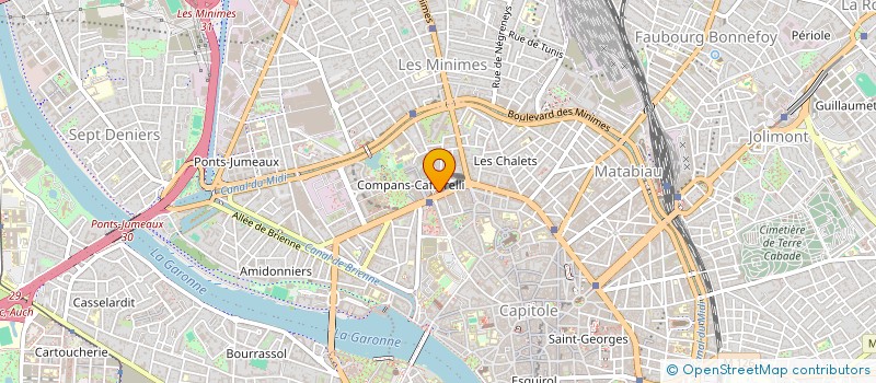 localisation de l'entreprise AFB CONSTRUCTION à TOULOUSE