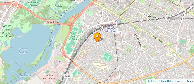 localisation de l'entreprise AFB IMMO à ANGERS