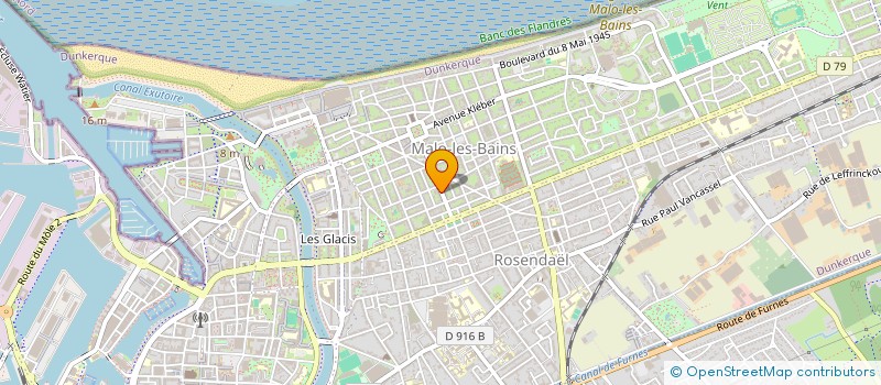 localisation de l'entreprise AFB MALO à DUNKERQUE