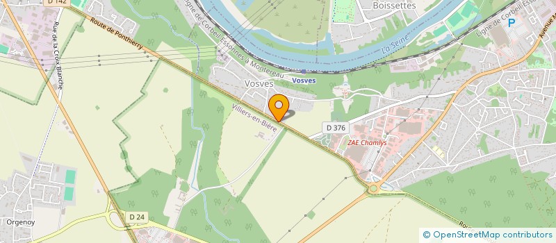 localisation de l'entreprise AFB TAXIS à DAMMARIE-LES-LYS
