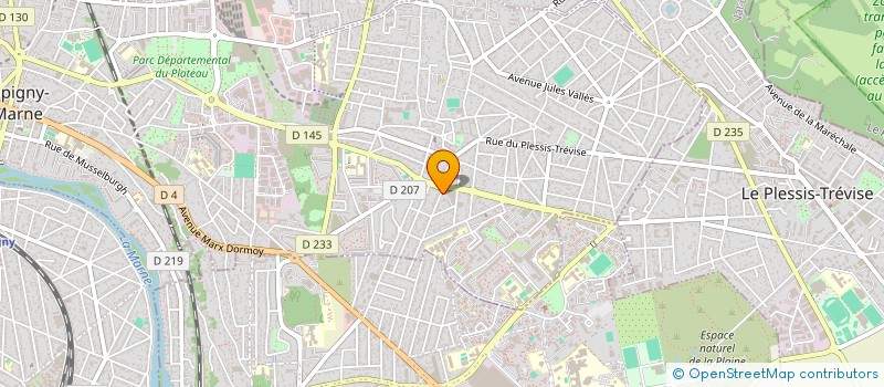 localisation de l'entreprise AFB2 à CHAMPIGNY-SUR-MARNE